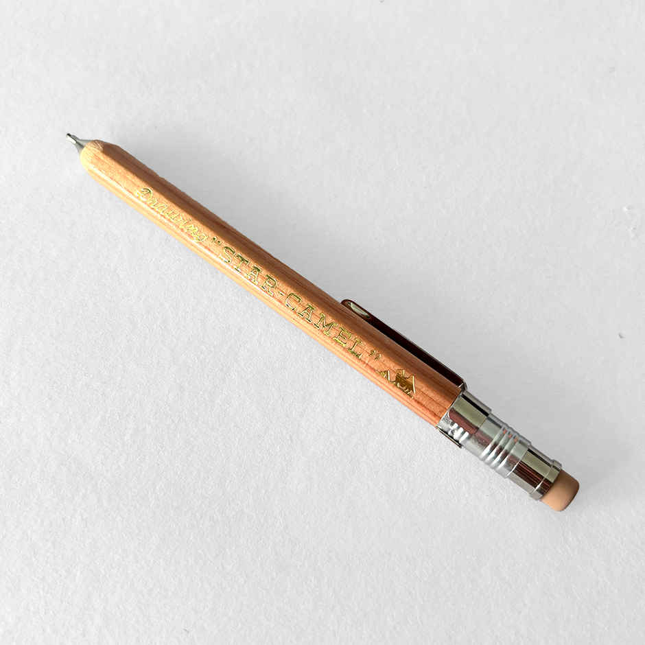 Camel Natural Mechanical Pencil with Lead Case