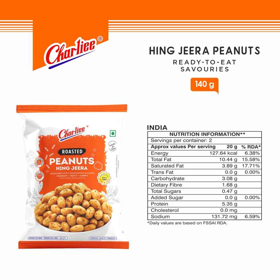CHARLIEE Hing Jeera Peanuts