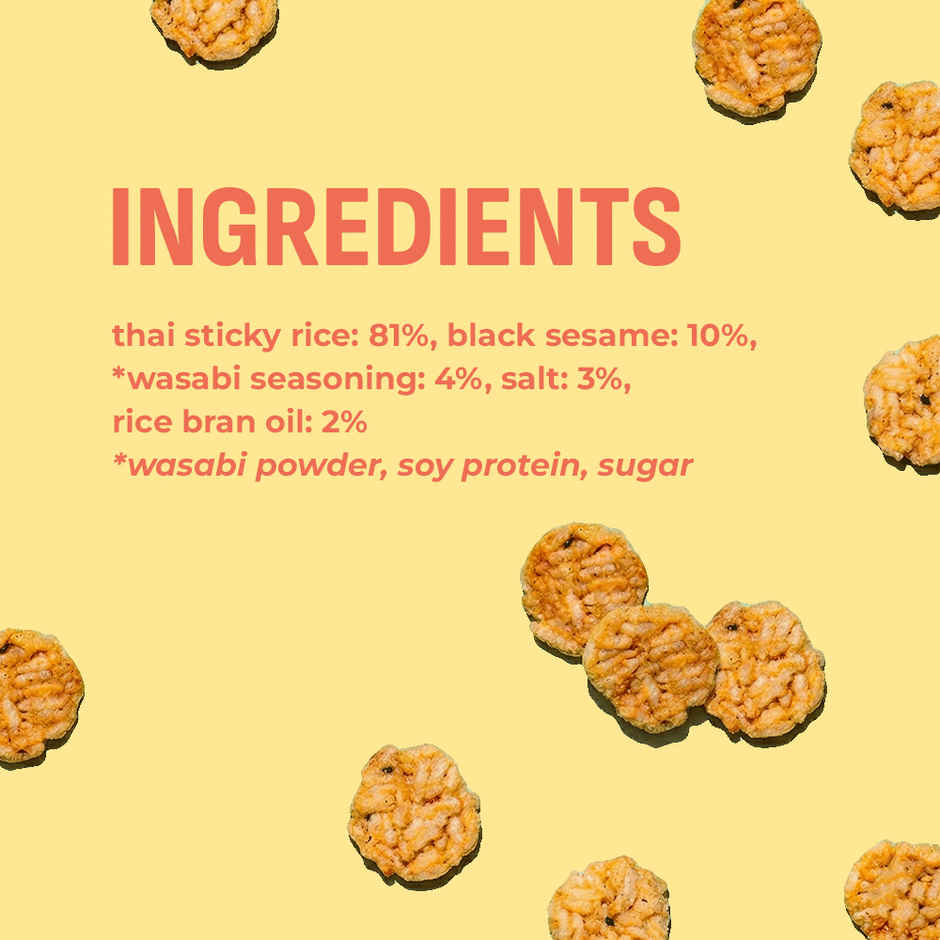 Natch Wasabi Thai Rice Chips | No Palm Oil | Healthy Snacks