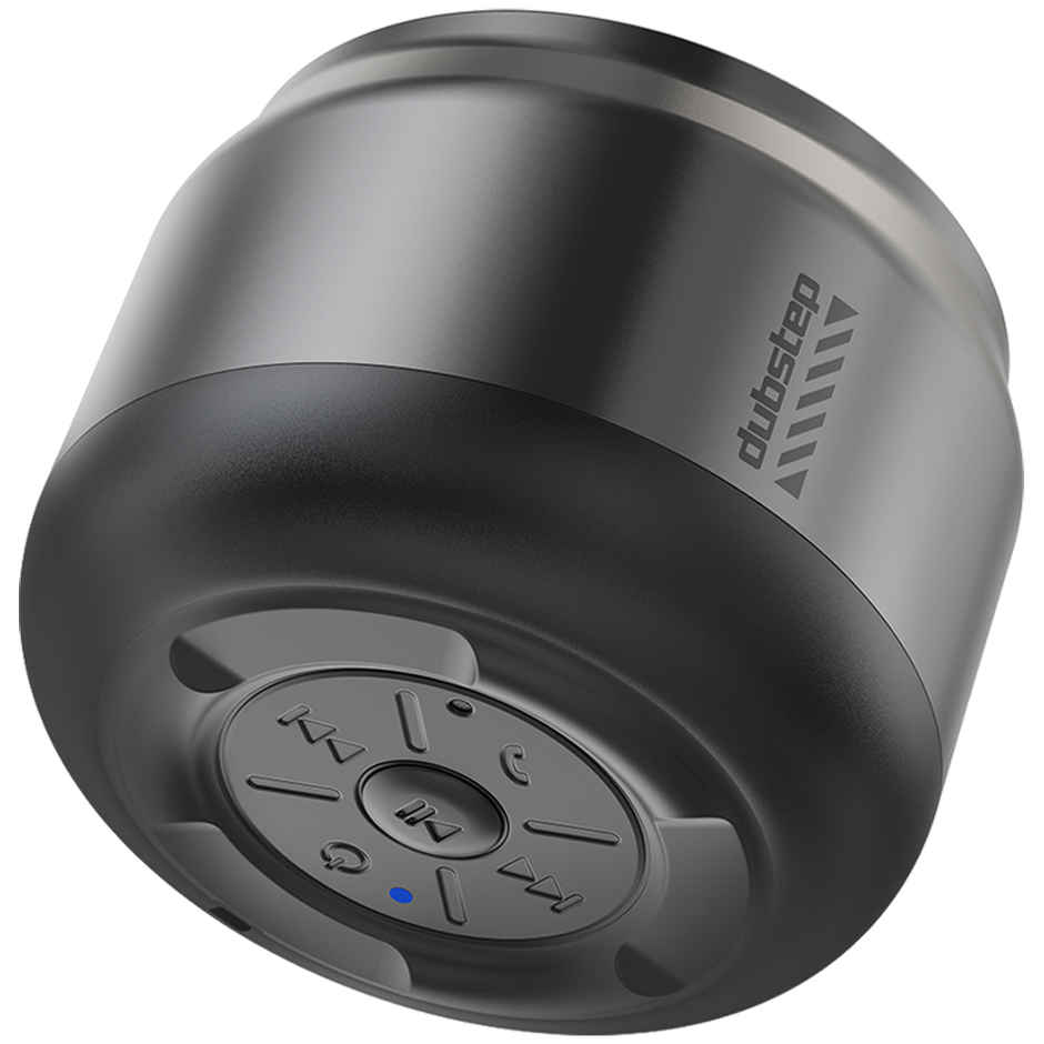 Dubstep Pop 600 Wireless Speaker With 15Hrs Playtime,  52mm Dynamic Driver, 6W Output, Bluetooth v5.3 -  Grey
