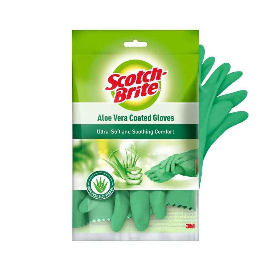 Scotch-Brite Aloevera Coated Gloves Combo