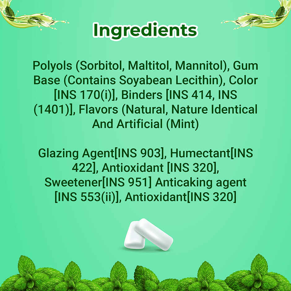Orbit Spearmint Sugar Free Chewing Gum