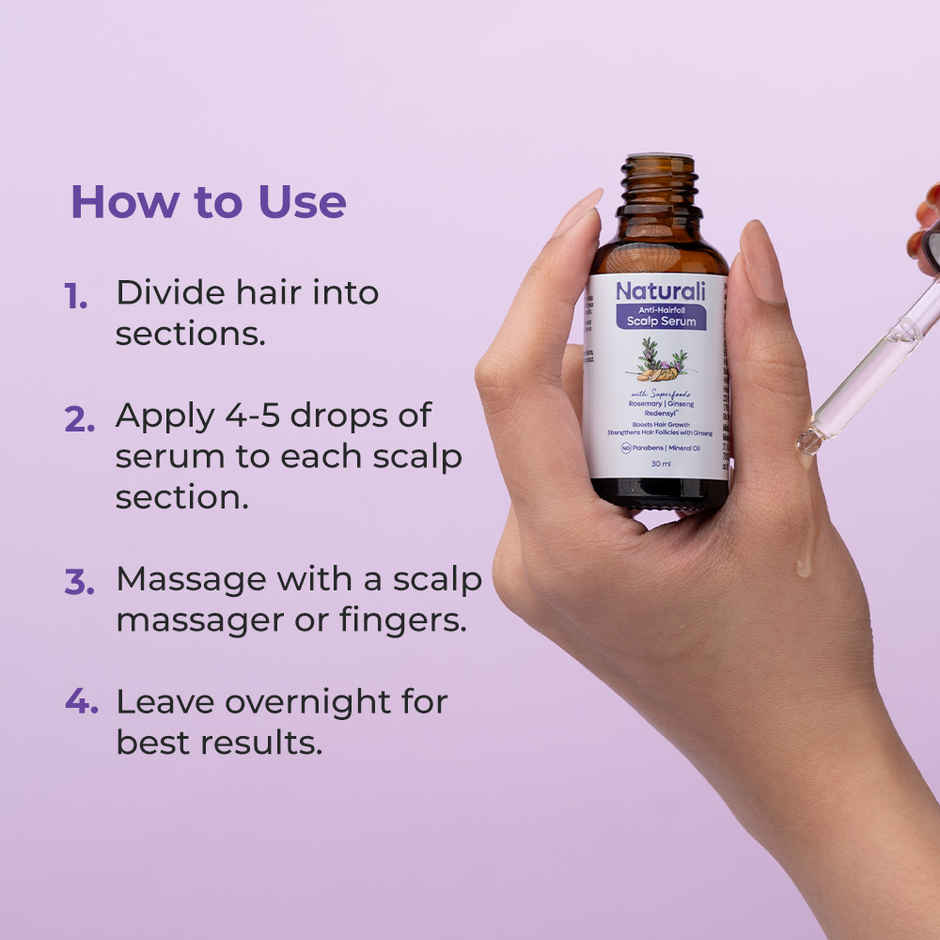 Naturali Anti-Hairfall Scalp Serum Rosemary Ginseng & Redensyl