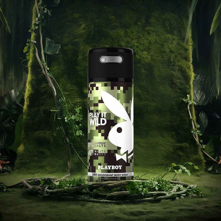 Playboy Play It Wild Men Deodorant Spray