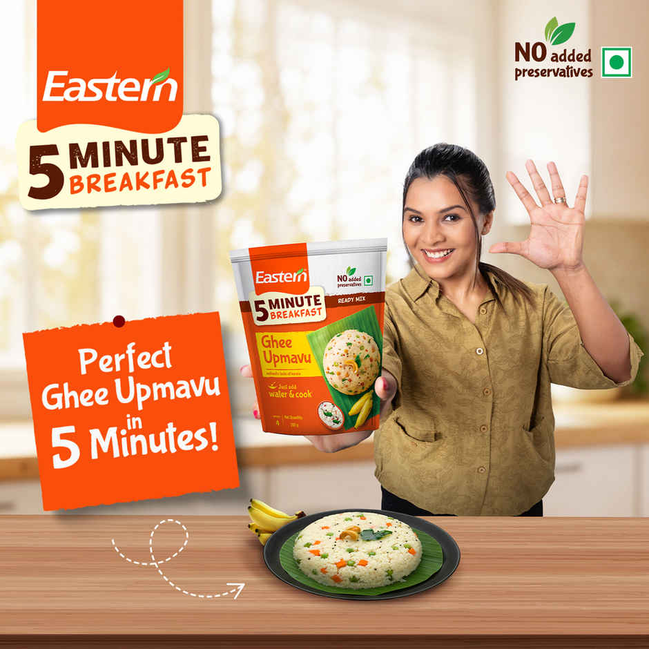 Eastern 5 Min Instant Breakfast Ghee Upmavu Ready Mix