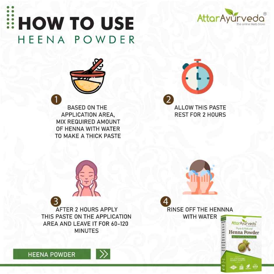 Attar Ayurveda Henna powder for Hair