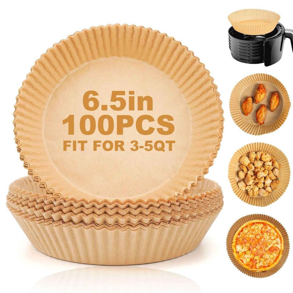 SE7EN Round Air Fryer Disposable Paper Liners Small