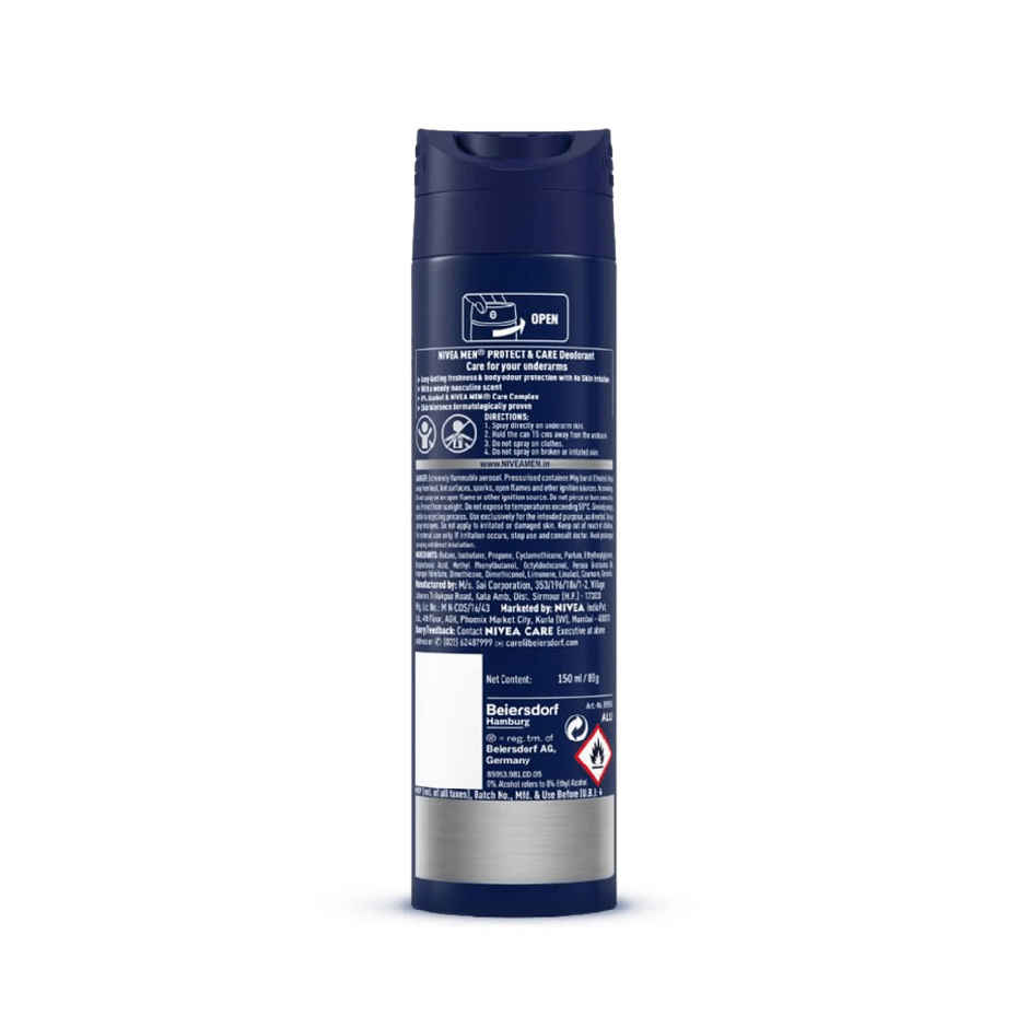 Nivea Men Deodorant Protect & Care No Skin Irritation | 48h Freshness