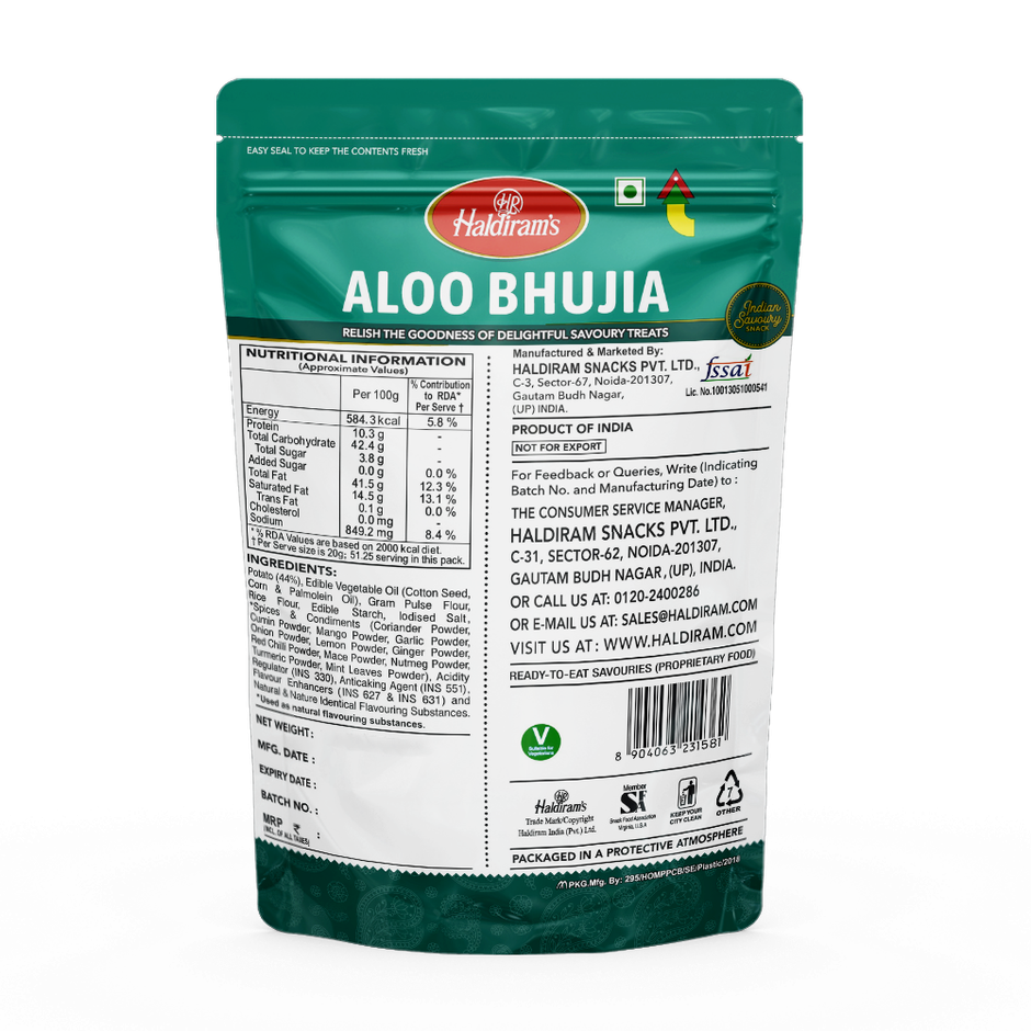 Haldiram's Aloo Bhujia | Crispy Potato Namkeen