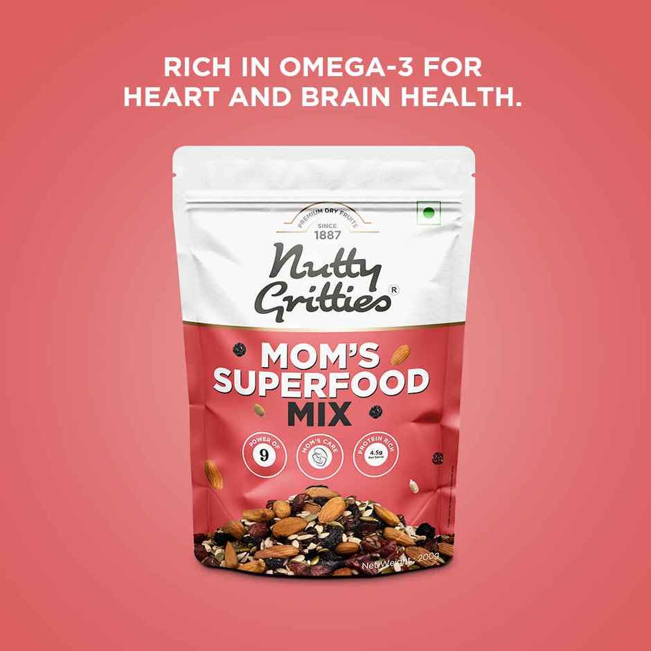 Nutty Gritties Mom's Trail Mix - High Protein, Omega-3, Energy Boost
