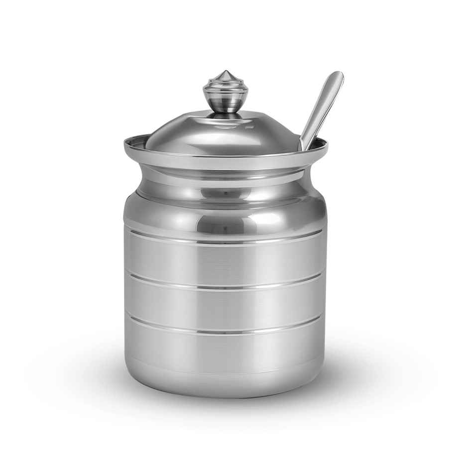 Wonderchef Ambrosia Ghee Pot 500ml with Lid & Spoon | SS