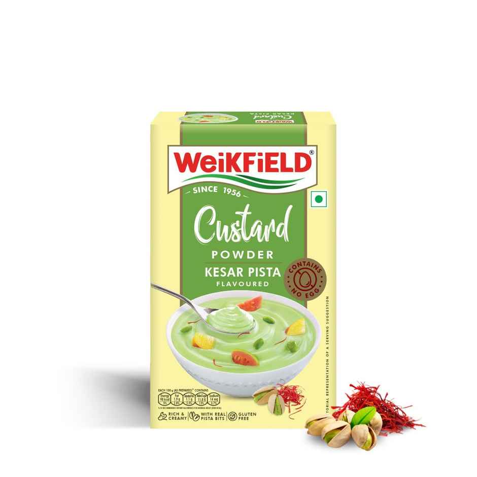 Weikfield Custard Powder Butterscotch Flavoured Carton(75gms) & Weikfield Custard Powder Kesar Pista Flavor Carton(75gms) Combo