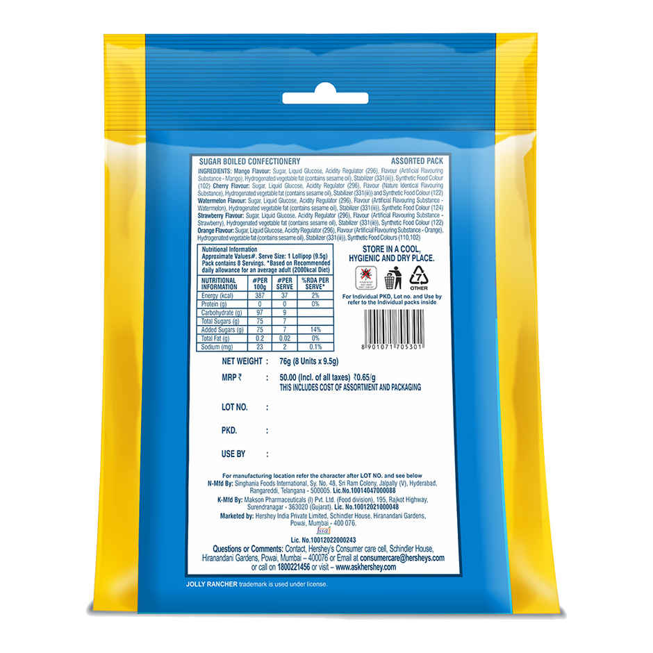 Jolly Rancher Lollipops Party Pack