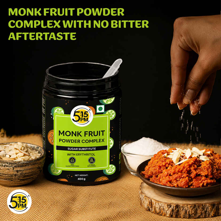 5:15PM Monk Fruit Complex with Erythritol | Monk Fruit For Cooking & Baking