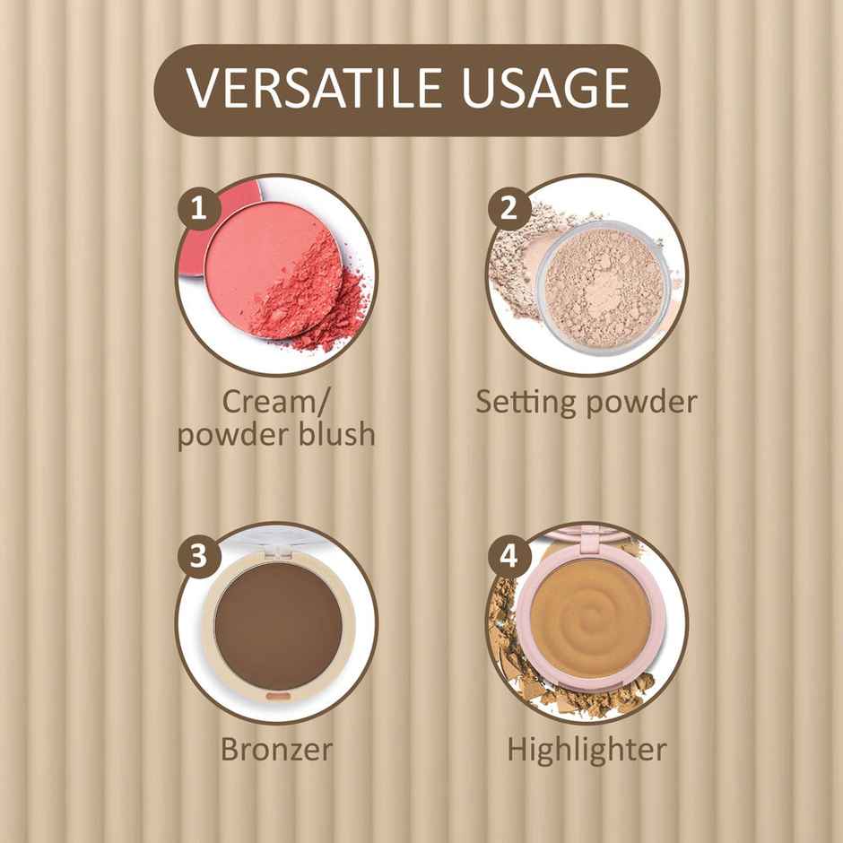 Bronson Professional Fat Brush For Face Powder And Blush | Multicolor