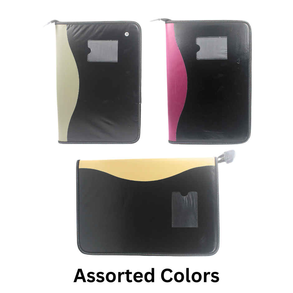 Leather Multipurpose 20 Sleeve File Folder For Certificates And Documents