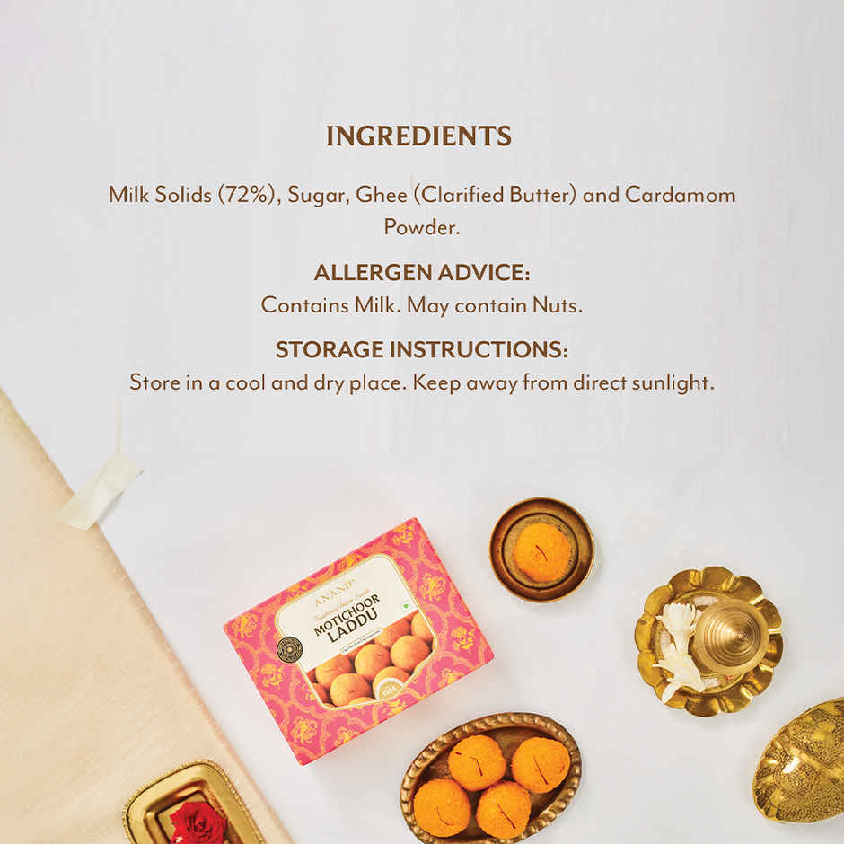 Ghee Motichoor Laddu by Anand