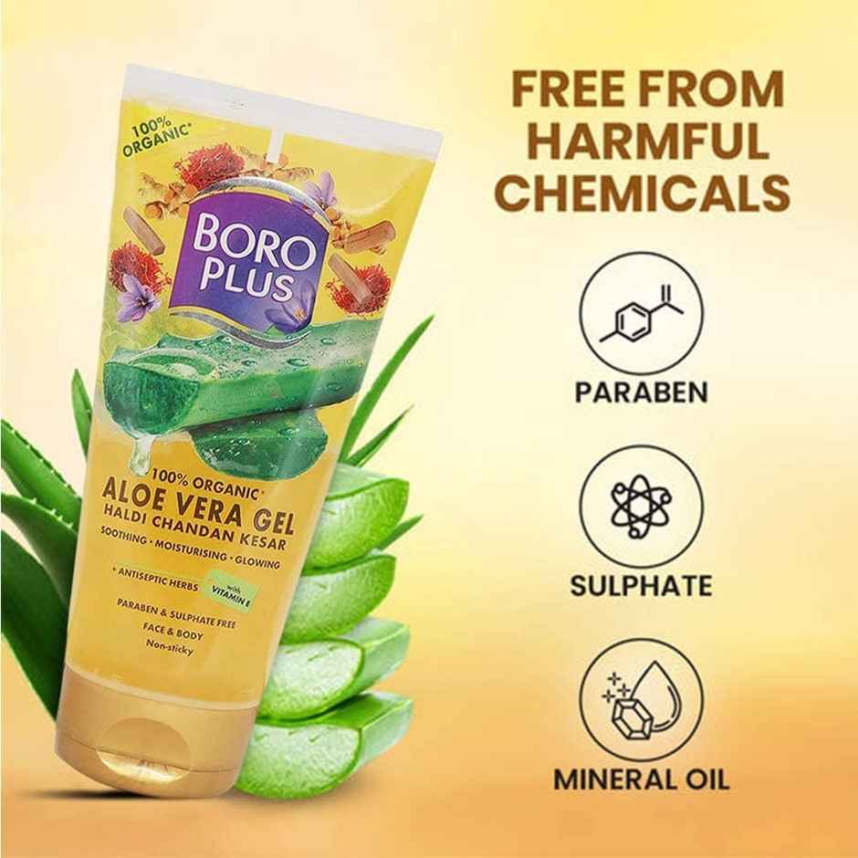 BoroPlus Aloe Vera Gel With Haldi Chandan Kesar