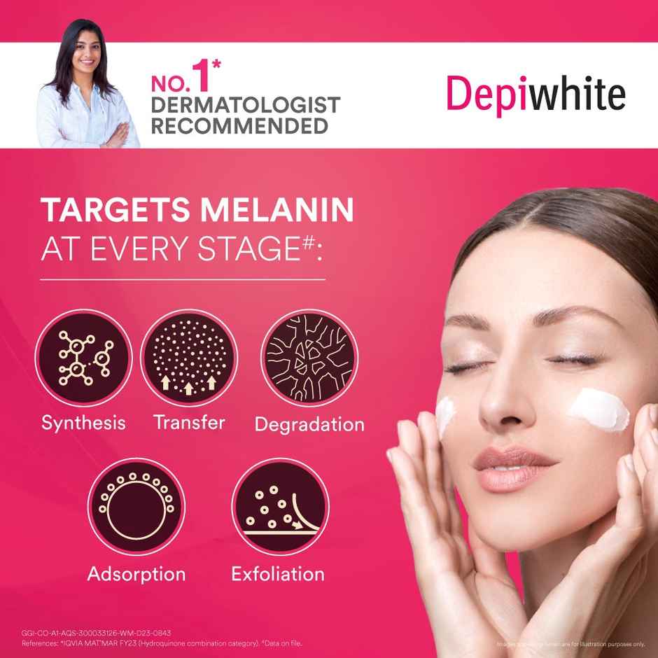 Dr. Reddy'S Depiwhite Advanced Dark Spots & Pigmentation Removal Cream For Men & Women