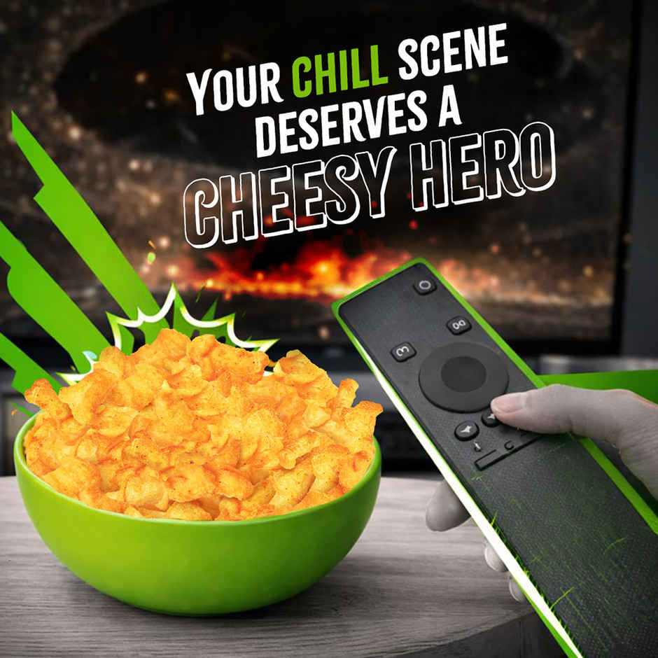 Too Yumm Extra Cheesy Crunchy Cornado, 60%  Less Saturated Fats, No Palm Oil Healthy Cheese Puffcorn Combo