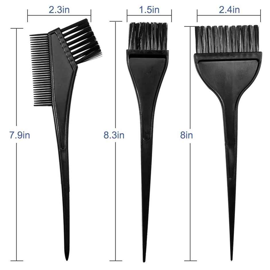 Bronson Professional Hair Dye Colouring Kit Brush And Bowl