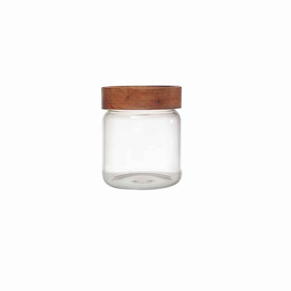 Sanjeev Kapoor Skb2917 Amos Borosilicate Round Jar 250 ml
