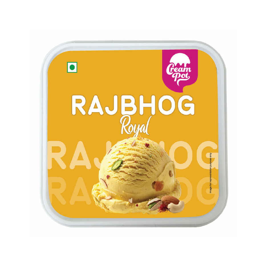 Cream Pot Rajbhog Tub | Frozen Dessert Tub
