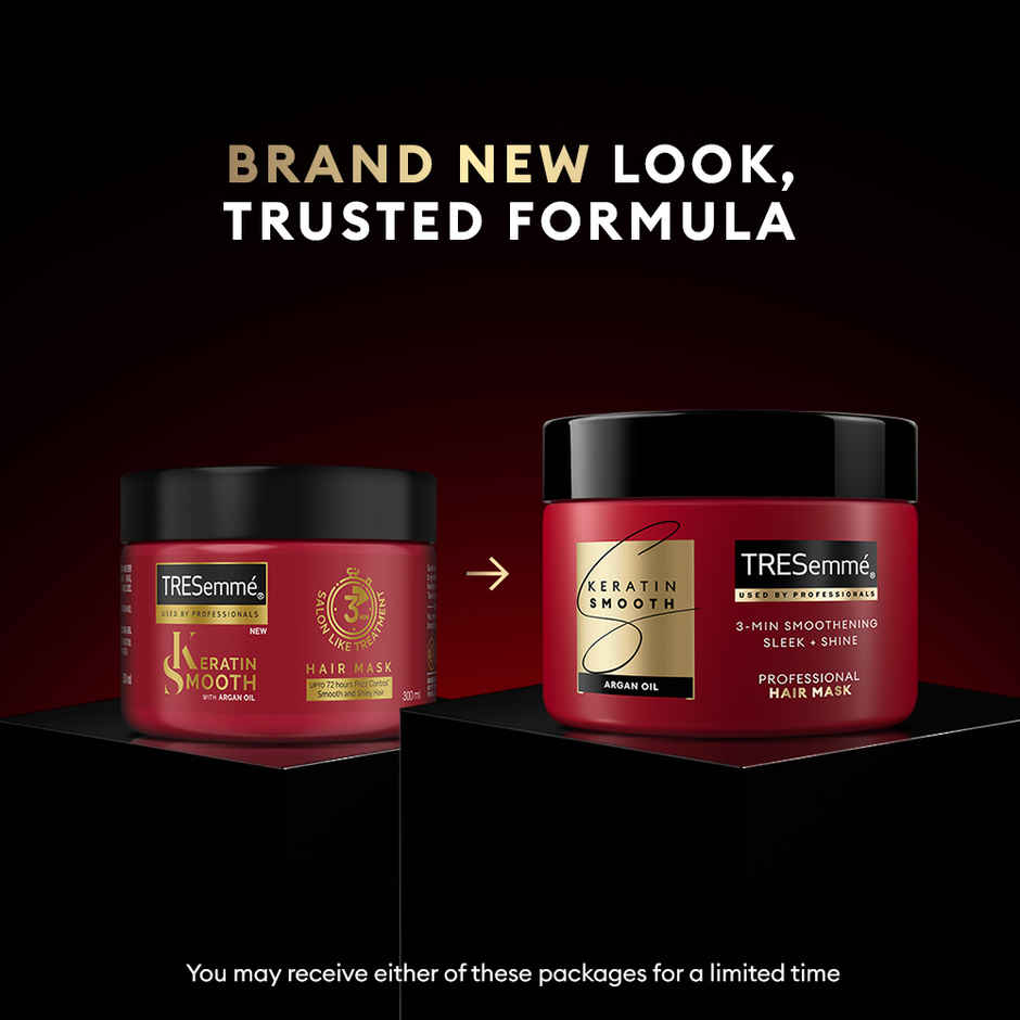 TRESemme Keratin Smooth Anti-Frizz Hair Mask | Smoothening Treatment for Dry Frizzy Hair