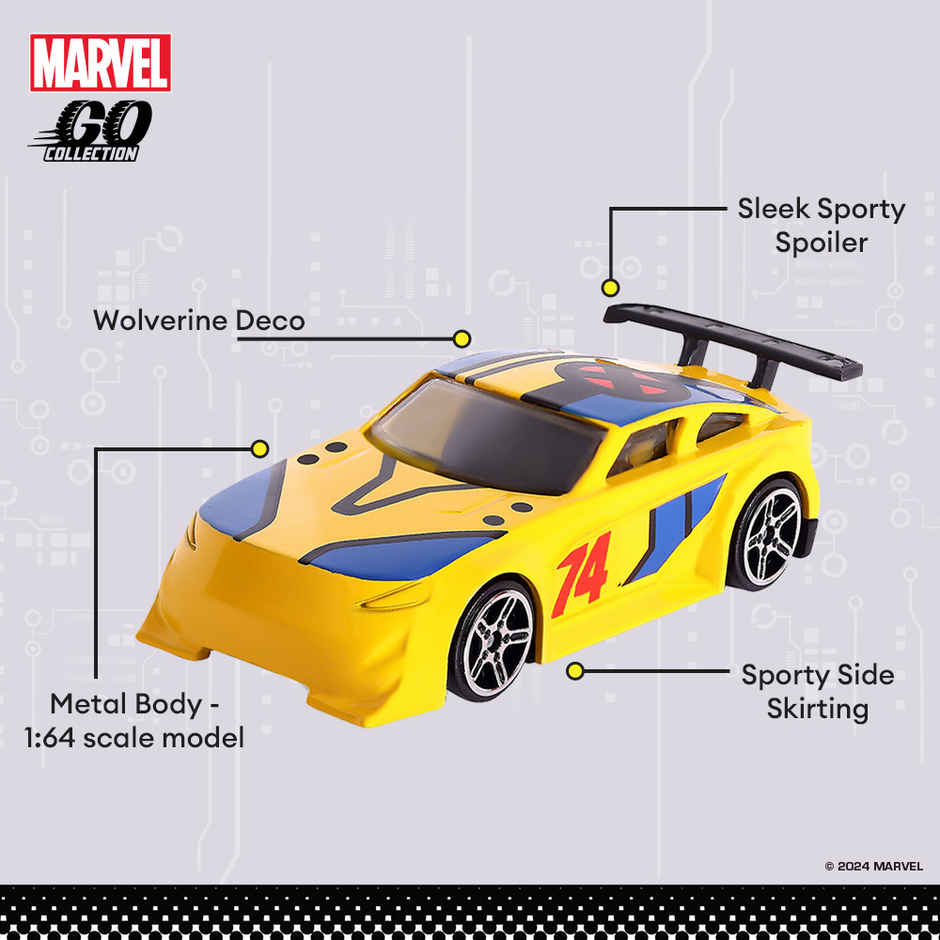 Hasbro Marvel Go | Wolverine - Diecast Toy Car