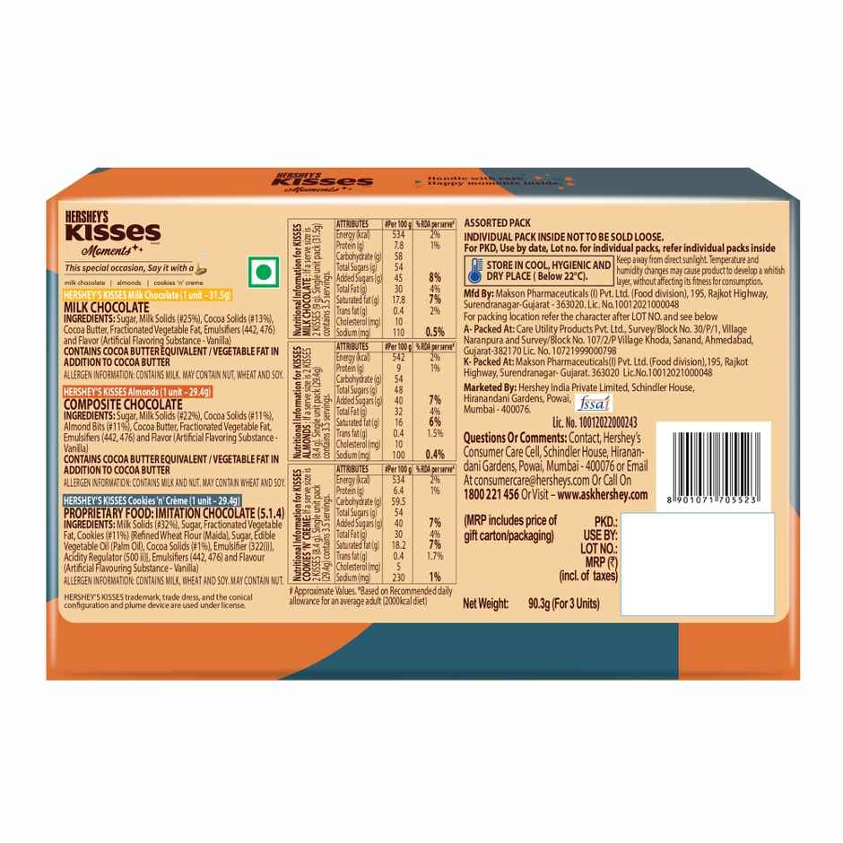 Hershey's Kisses Everyday Moments Chocolate