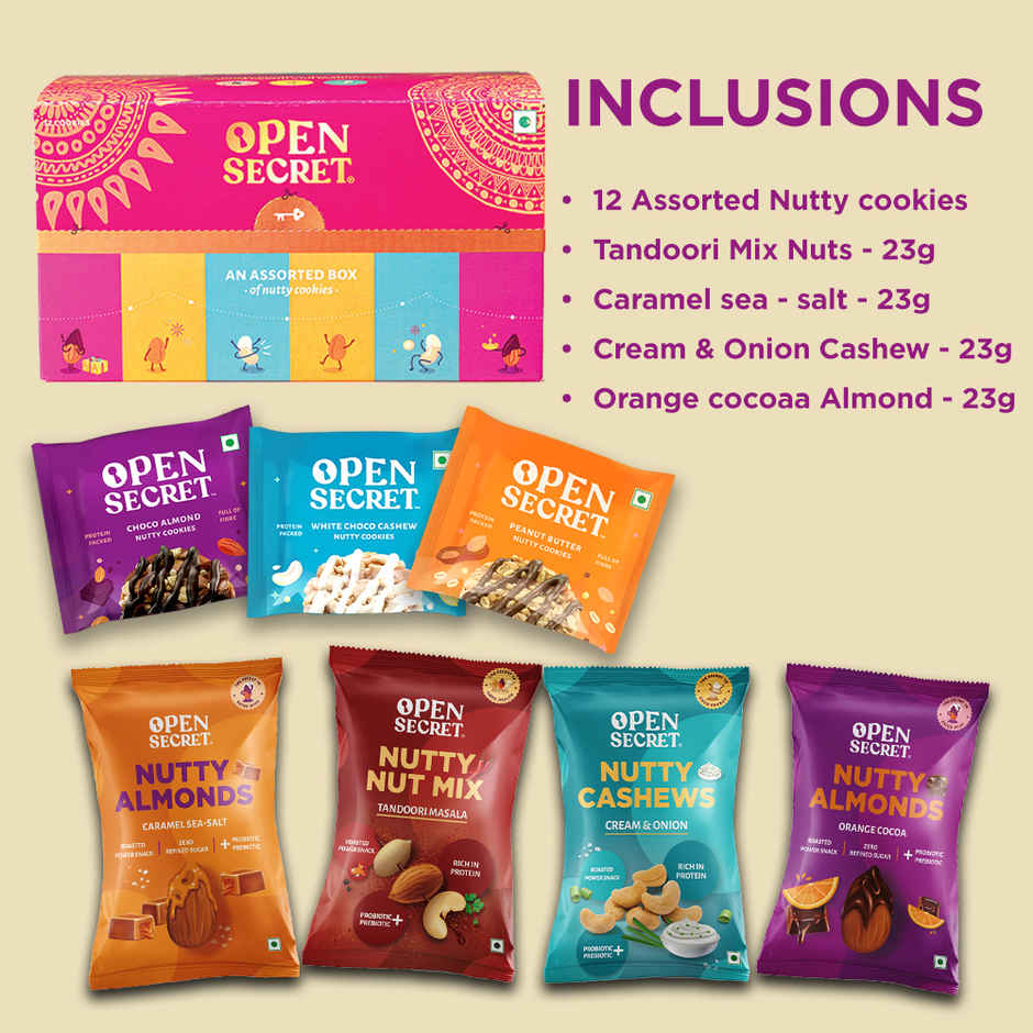 Open Secret Chocolate and Flavoured Dry Fruits Gift Hamper