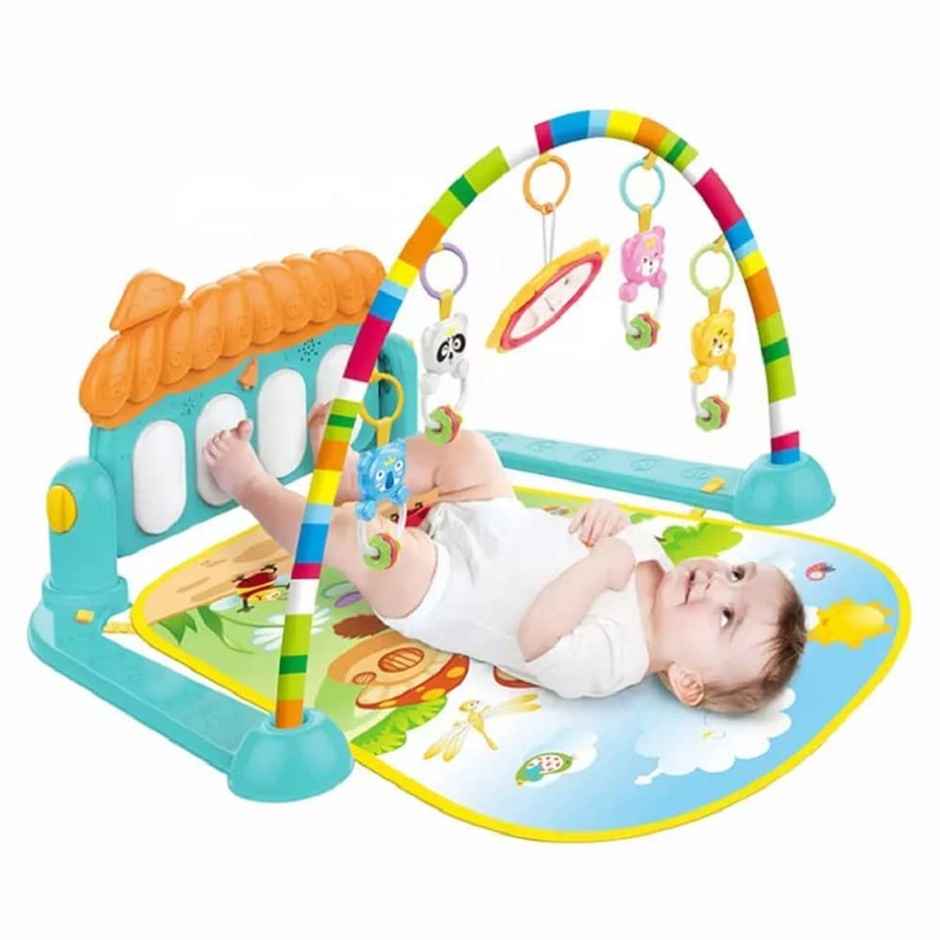 Storio Kick and Play Baby Gym Mat | Newborn Activity Playmat for Tummy Time