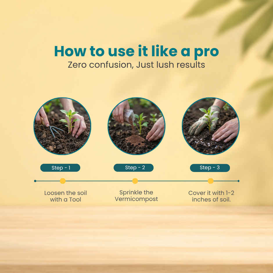 Zamia Vermicompost | Organic Compost & Soil Fertilizer for Plants | By Nurturing Green