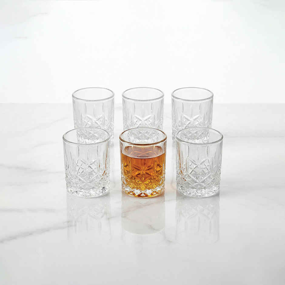 Paris Shot Glass | SKB3639 | 70 ml | Set of 6 | Sanjeev Kapoor