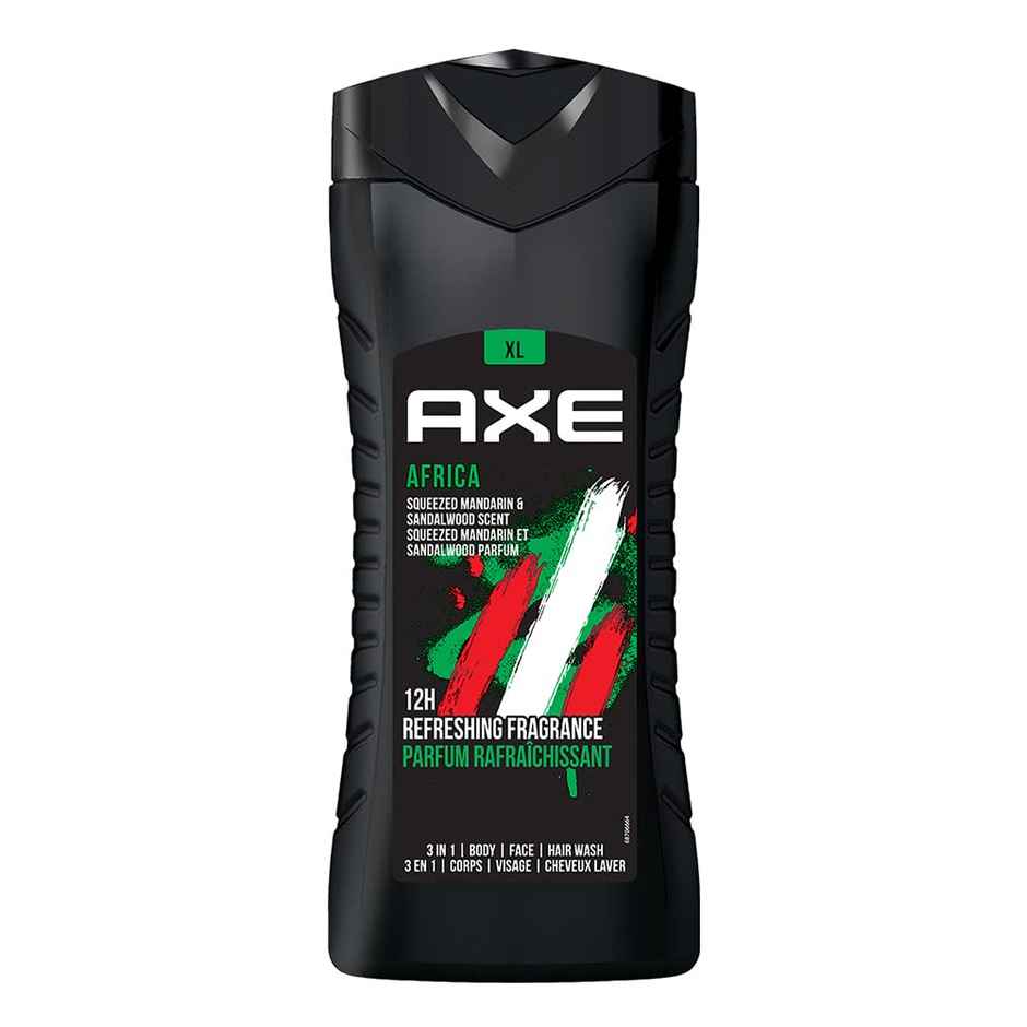 Axe Africa 3-in-1 Body,Face & Hair Wash | For Men