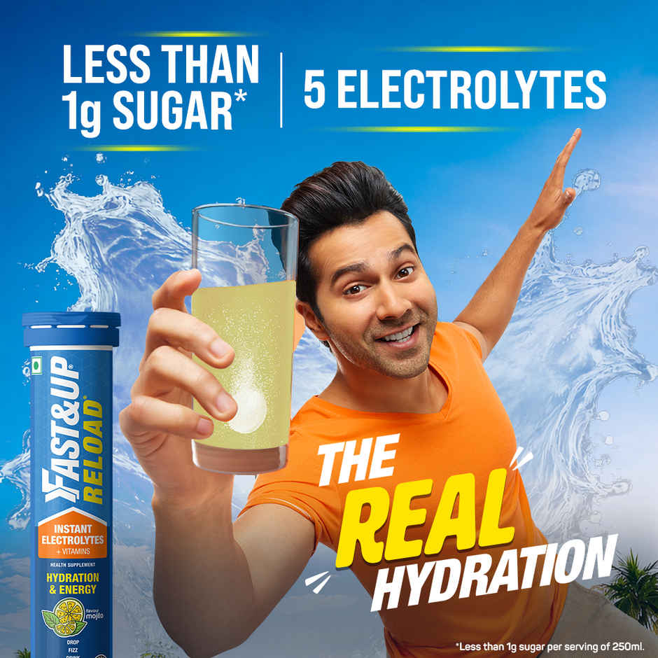 Fast&Up Reload Low Sugar Instant Hydration With 5 Essential Electrolytes | Mojito
