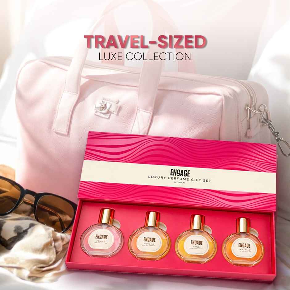 Engage Gift Assorted Luxury Perfume Set for Men & Women | 4 Unique EDPs| Couple Combo
