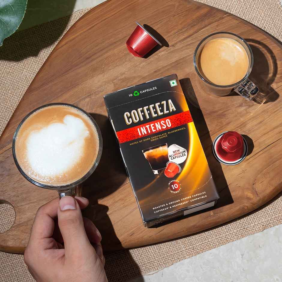 Coffeeza Intenso Coffee Capsules| Box Of 1 | 10 Capsules