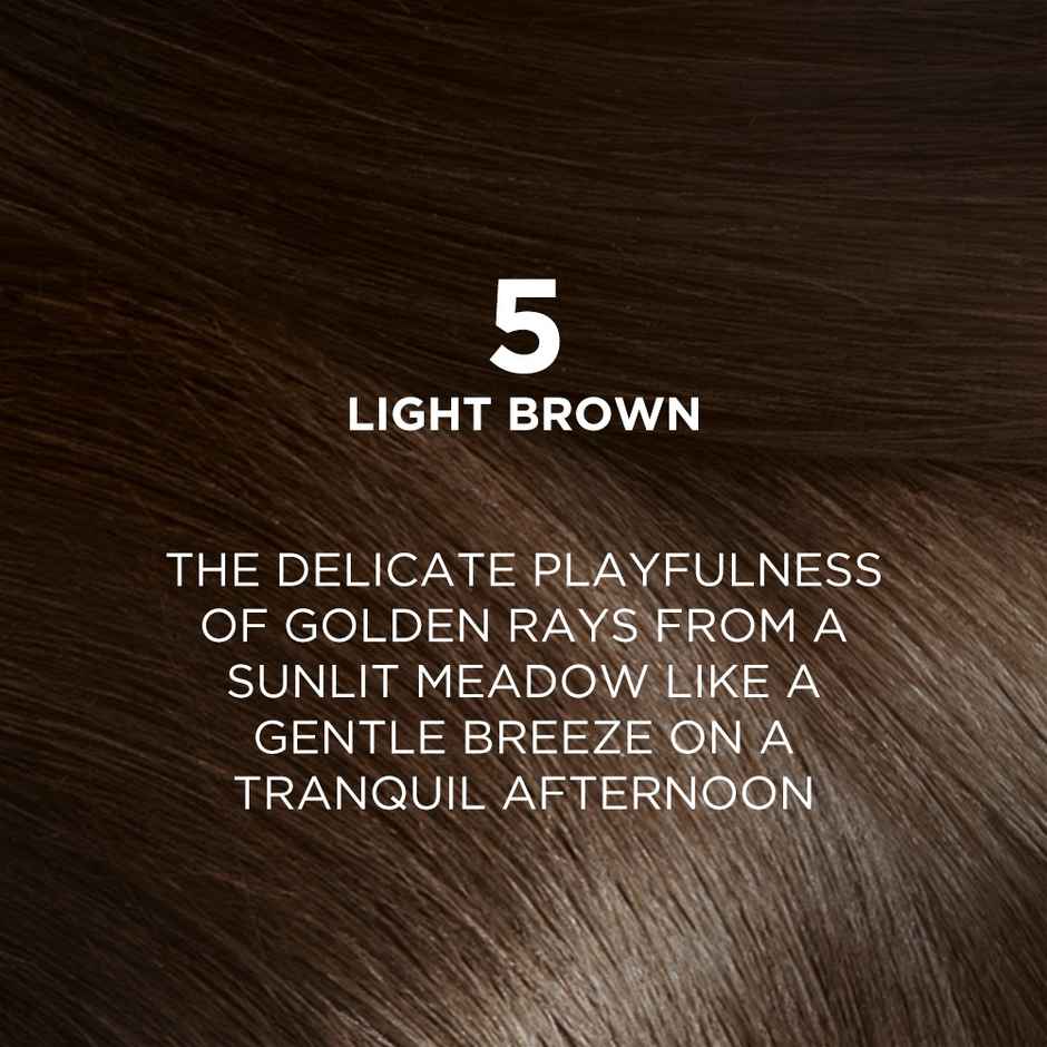 L'Oreal Paris Excellence Creme Hair Color 5 Light Brown/Natural Brown