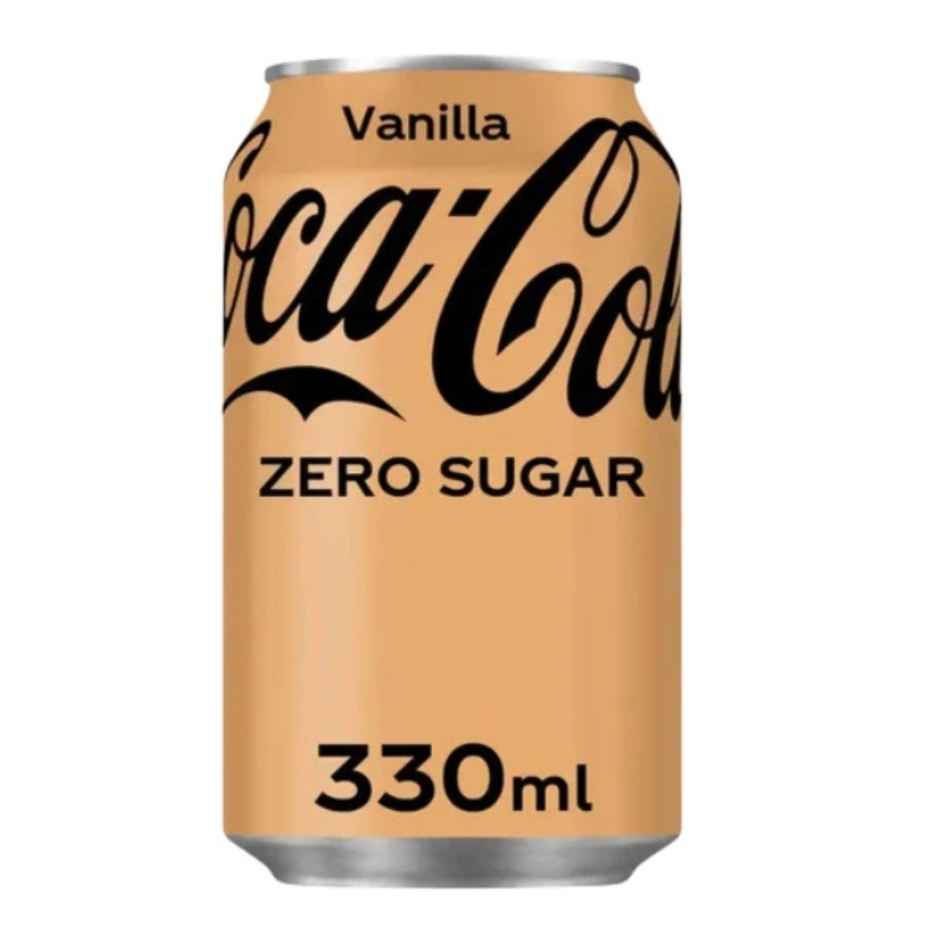 Coca-Cola Vanilla Zero Sugar Can | Low-Calorie Drink