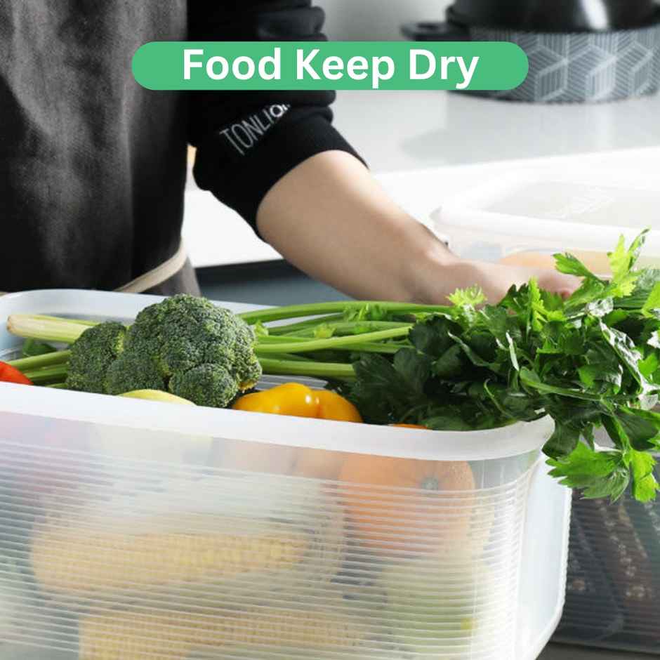 2Mech Plastic Fridge Storage Container - 1800 ml