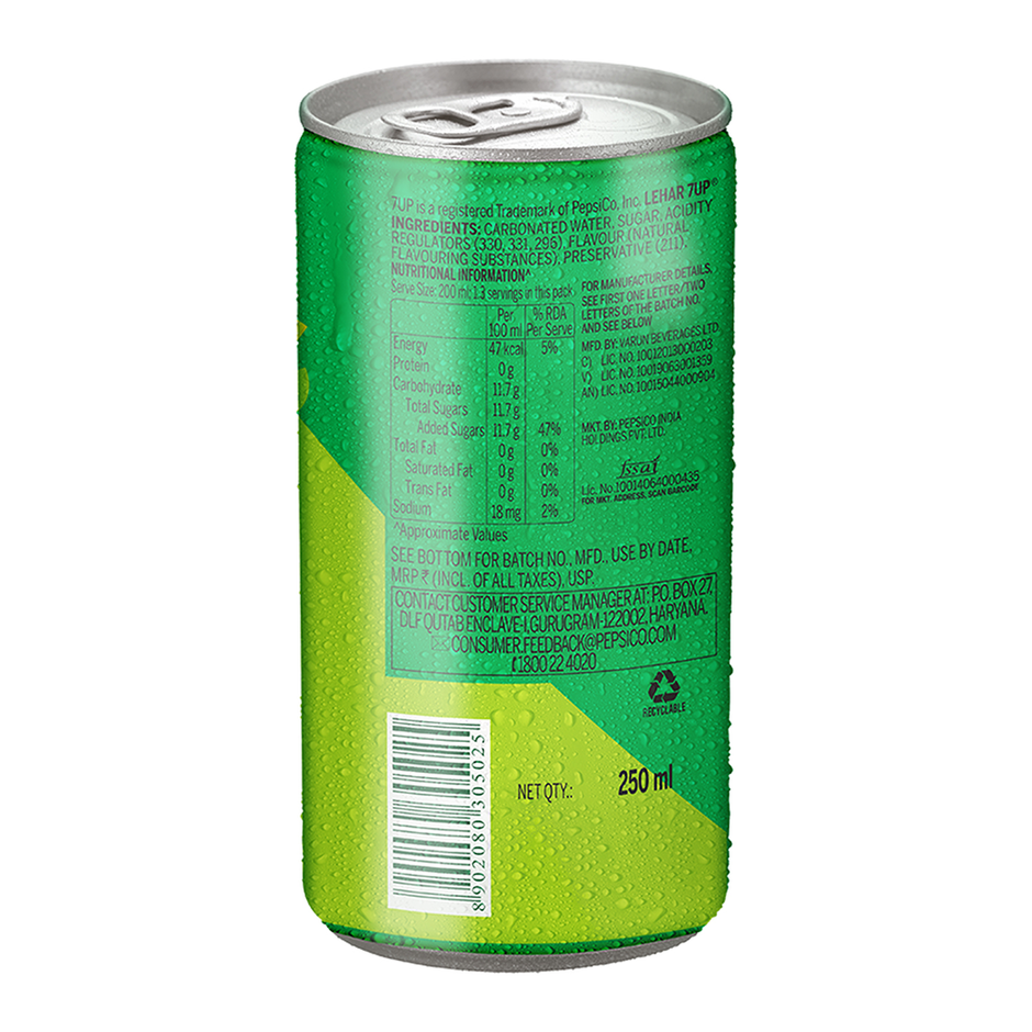 7Up Soft Drink Can
