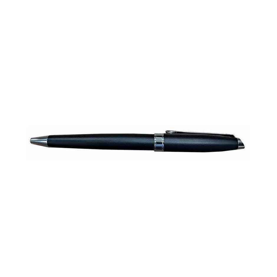 Parker Fusion Matte Black Chrome Trim Ballpoint Pen