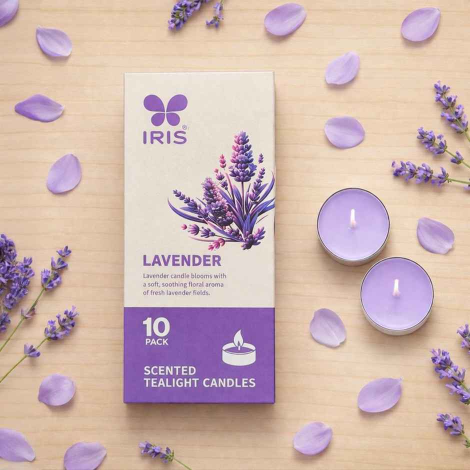 IRIS Lavender Scented Tealight Candles