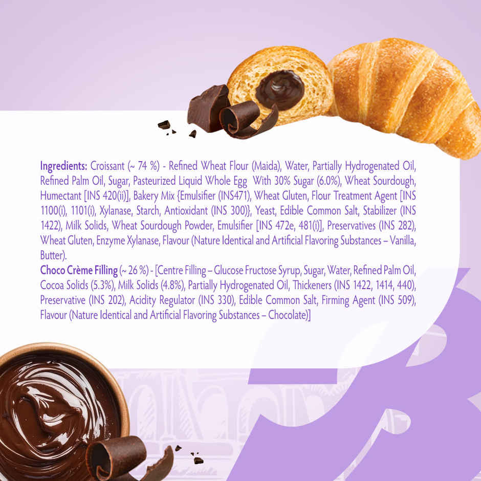 Bauli Moonfils Croissants Choco Cream (Egg) Combo