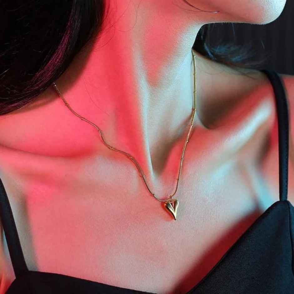 Estailo Fashion Women's Jewellery Necklace & Pendants Gold One Size | N0000169