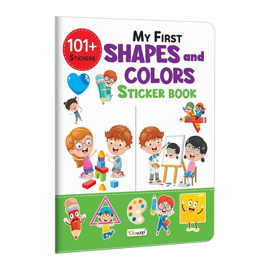 My First Shapes and Colours Sticker Book- Adventures in Shapes and Colors for Kids | Ages 3-12