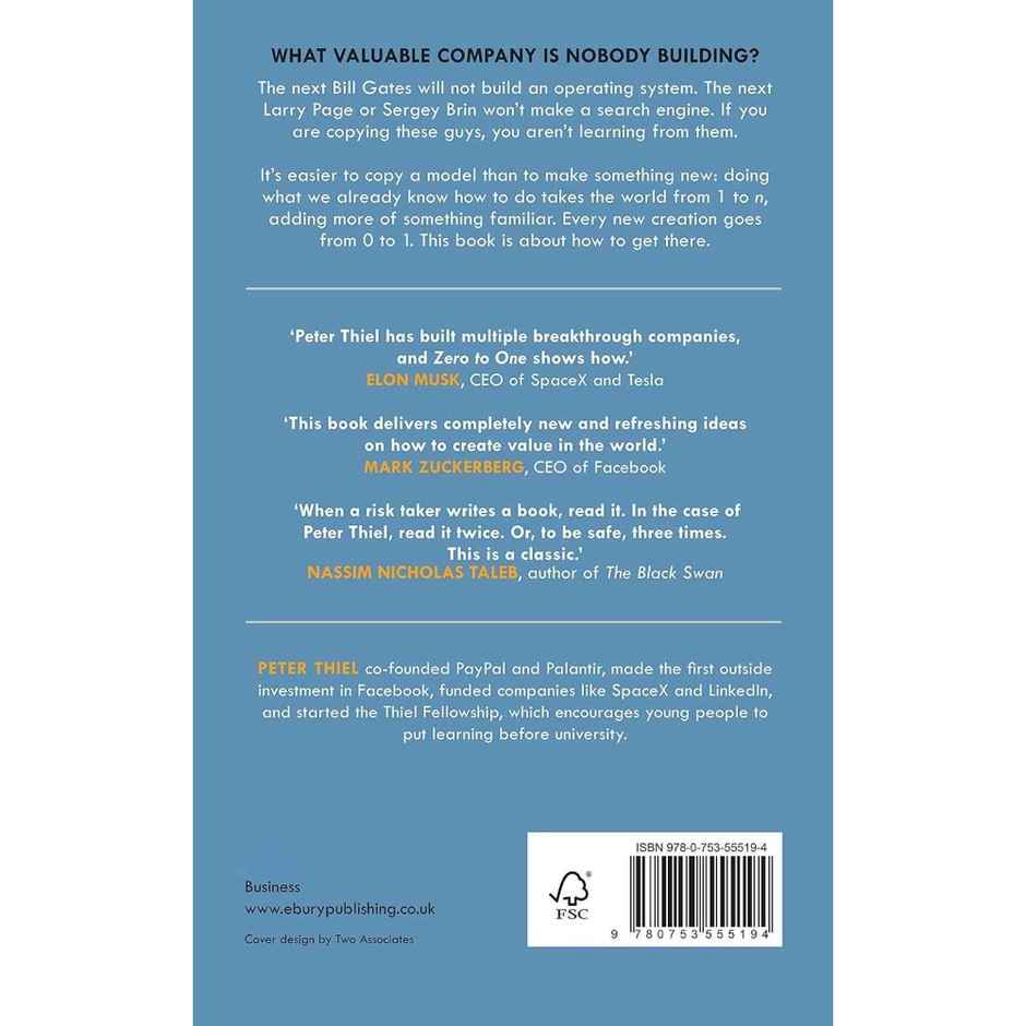 Zero to One | Peter Thiel & Blake Masters