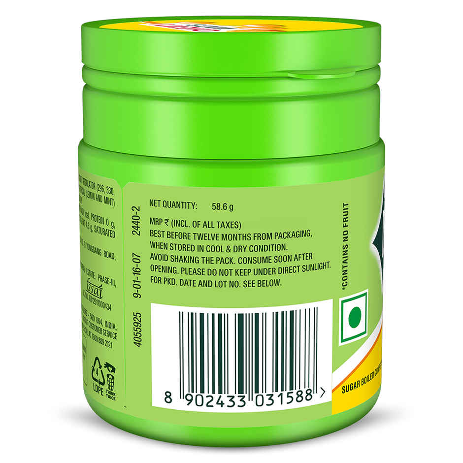Doublemint Lemonmint Flavour Chewy Mints Tube
