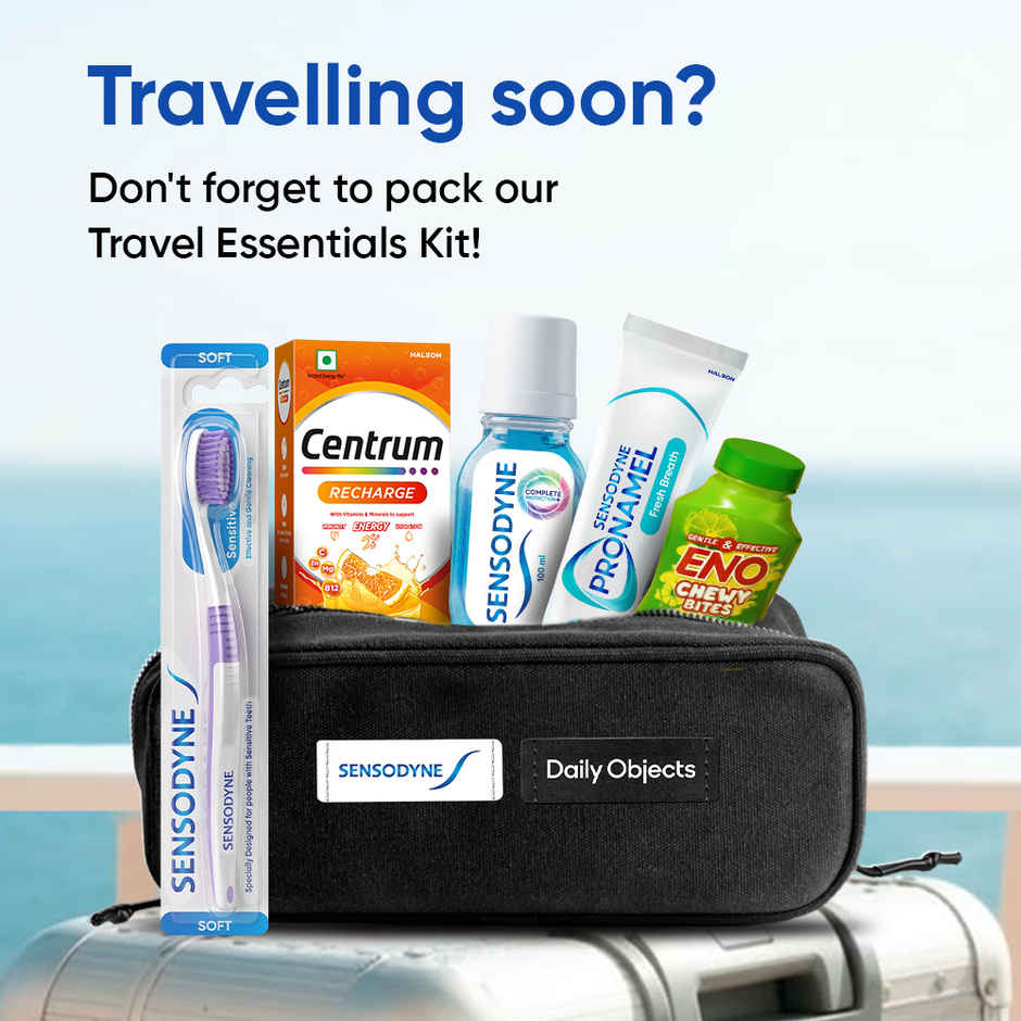 Sensodyne X Daily Objects All in One Travel Kit Daily Essentials Personal Care Must Haves